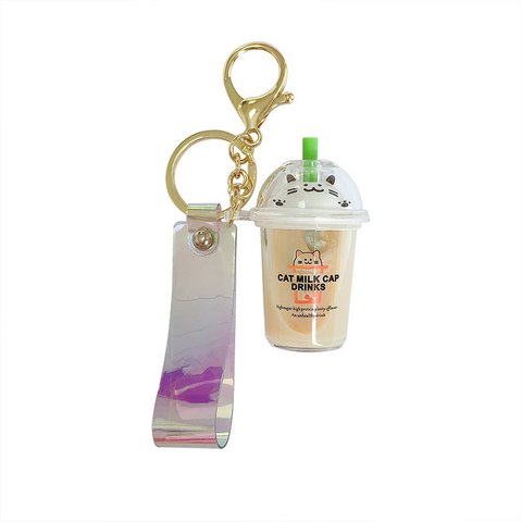 Porte-Clés Best-Tea – Cadeau Mignon Pour Amatrice De Thé, Avec Pendentif Bubble Tea Et Message D'Amitié