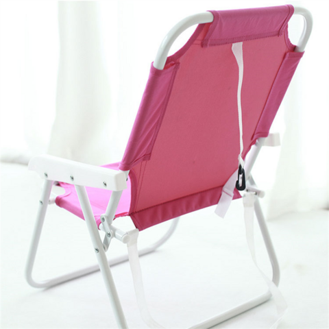 Cadeira de Praia Infantil Portátil Dobrável Reclinável Leve para Camping e Piquenique ao Ar Livre com Guarda-Sol - Atacado