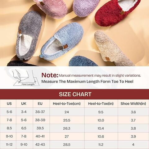 Pantoufles intégrales chaudes pour femmes en peau d'agneau et mousse à mémoire de forme.