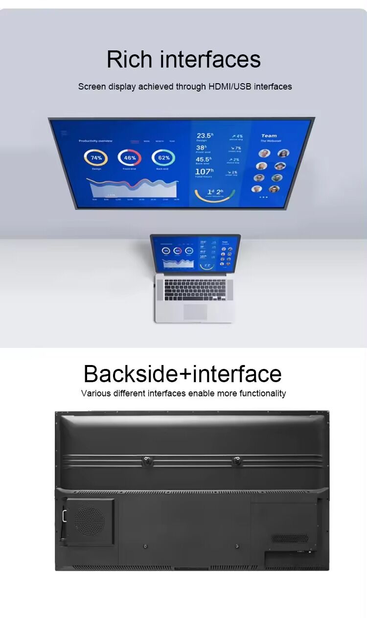 Factory Price 65 Inch Interactive 4k Led Pen/finger Multi Touch Smart ...