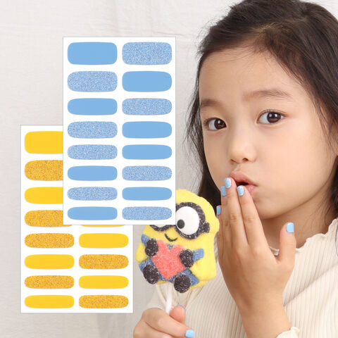 Bandes de Vernis à Ongles en Gel ShineB pour Enfants PRINCESSE GELICA 45917 Lait de Banane, Stickers à Ongles Faciles et de Haute Qualité pour Salon, les Plus Vendus