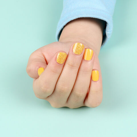 Bandes de Vernis à Ongles en Gel ShineB pour Enfants PRINCESSE GELICA 45917 Lait de Banane, Stickers à Ongles Faciles et de Haute Qualité pour Salon, les Plus Vendus
