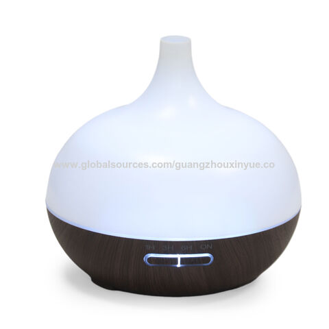 Hersteller Aroma Diffuser Elektrisch mit Dunkler Holzmaserung für Ätherische Öle Luftbefeuchter für Büro Zuhause