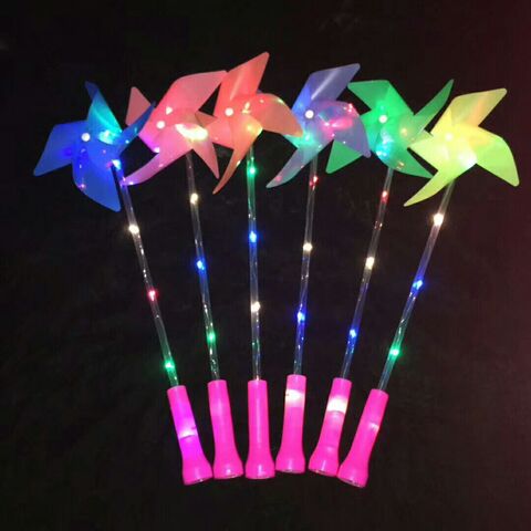 2020 Custom LOGO flashing Mini LED glowing Windmill