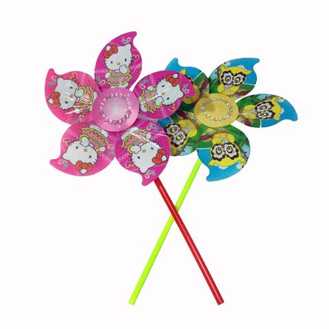 2020 Custom LOGO flashing Mini LED glowing Windmill