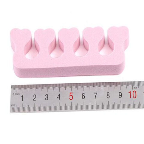 Separador de Dedos de Silicona para Uñas, Herramienta de Belleza DIY Manual, Separador de Dedos de Algodón