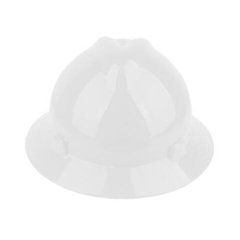 Casque de sécurité de chantier populaire en PE avec bord complet