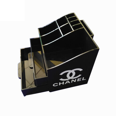 Factory Made Customized Size Lucite Acrylic Makeup Organizer With Drawer