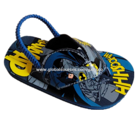 Jungenslipper, Kindersandalen, Flip-Flops, Sommerschuhe, Cartoon-Sandalen, niedliche Babyslipper