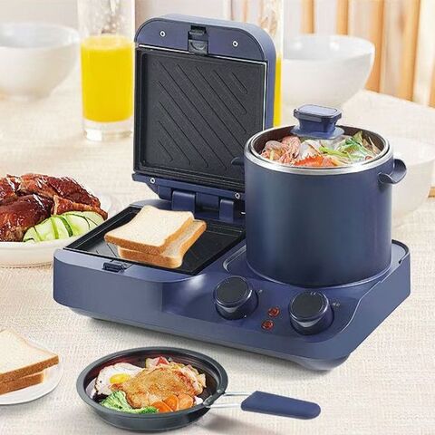 Großhandel Haushalt Gewerbe ALL-IN-ONE Frühstücks-Sandwichmaker 3 in 1 Frühstücksmaschine
