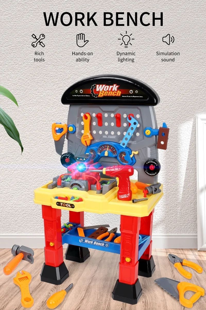 Compre Juegos De Herramientas Para Niños, Banco De Herramientas