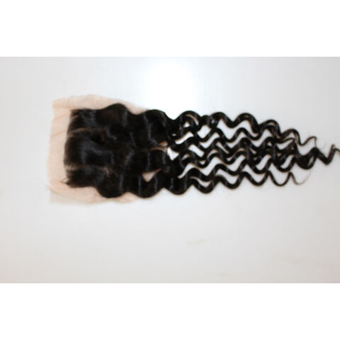 Venta al por mayor de cabello humano brasileño 4x4 5x5 con encaje frontal de seda y ondas de agua con pelo de bebé