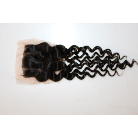 Venta al por mayor de cabello humano brasileño 4x4 5x5 con encaje frontal de seda y ondas de agua con pelo de bebé