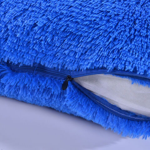 Funda de cojín de felpa de terciopelo de calidad personalizada de fábrica, funda de almohada de felpa de terciopelo
