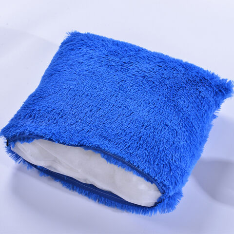 Funda de cojín de felpa de terciopelo de calidad personalizada de fábrica, funda de almohada de felpa de terciopelo
