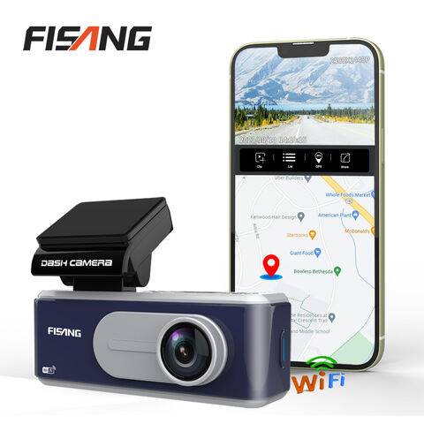 Dual-Dashcam 2K + 1080P kabellos mit zwei Objektiven vorne und hinten für Autos und LKWs, Super-Nachtsicht, universelle App-Steuerung