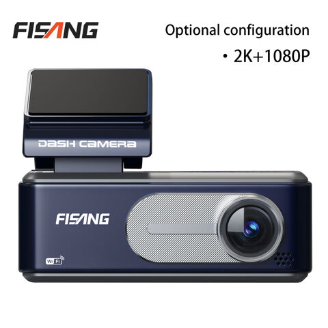 Dual-Dashcam 2K + 1080P kabellos mit zwei Objektiven vorne und hinten für Autos und LKWs, Super-Nachtsicht, universelle App-Steuerung