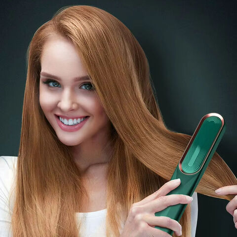 Pacote Promocional Alisamento Suavizante Endireitador Elétrico Mini Escovas de Cabelo Aquecidas para Casa