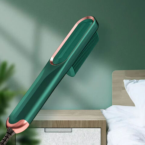 Pacote Promocional Alisamento Suavizante Endireitador Elétrico Mini Escovas de Cabelo Aquecidas para Casa