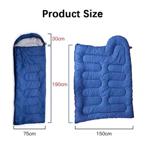 Ultraleichter, wasserdichter Winterschlafsack für Erwachsene mit individuellem Logo, Baumwollfutter, hautfreundlich, ideal für Backpacking