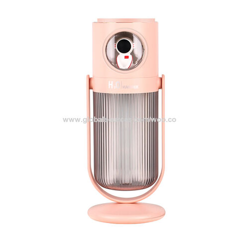 Humidificador ultrasónico portátil USB con doble rociado y luz nocturna LED, ideal para regalos y uso doméstico - Venta al por mayor