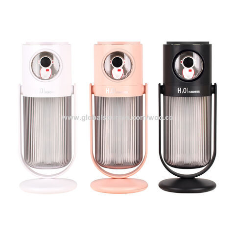 Humidificador ultrasónico portátil USB con doble rociado y luz nocturna LED, ideal para regalos y uso doméstico - Venta al por mayor