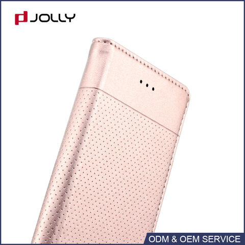 Étui portefeuille en cuir Premium avec RFID et design tendance pour iPhone 8