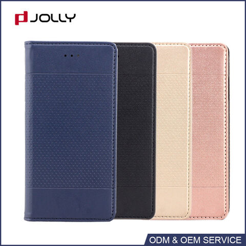 Étui portefeuille en cuir Premium avec RFID et design tendance pour iPhone 8