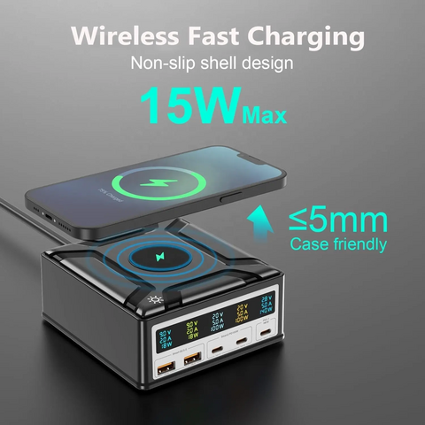 Kompakte USB-Ladestation: Schnelles Multi-Port-Laden für alle Ihre Geräte - Effizientes, schlankes Design für Zuhause oder Büro! Jetzt im Großhandel!