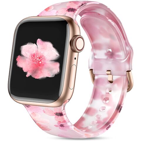 Floral Watch Armband Clear Band 38 store mm 40 mm 41 mm