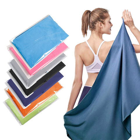 Toallas de Microfibra para Viajes y Deportes, Secado Rápido, Super Absorbentes, Toalla Grande para el Cabello, Ultra Suaves y Ligeras