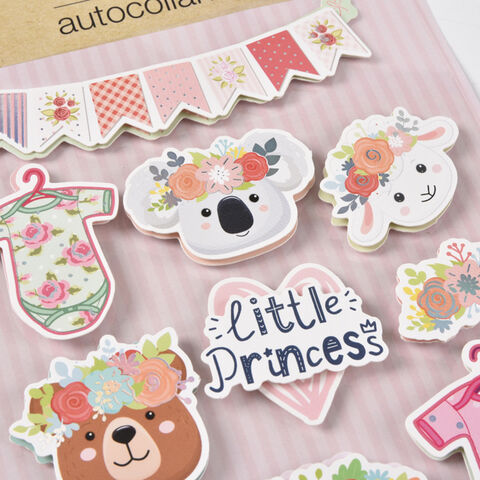 Stiker 3D pola pernikahan mewah, stiker kertas 3D desain khusus untuk kartu undangan pernikahan dan pesta pernikahan