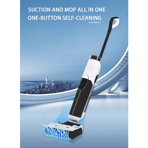 Household Floor Washer 3 In 1 Electric Voice Assistant Wet Dry Self-cleaning Vacuum Cleaner