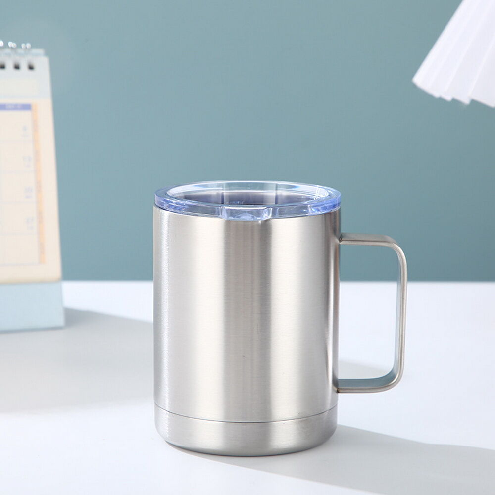 Custom 12oz Tumbler Stainless Steel Travel Coffee Mug With Lid And ...