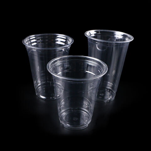 Vasos de plástico con logo personalizado, 500 ml/16 oz, para zumos y bebidas