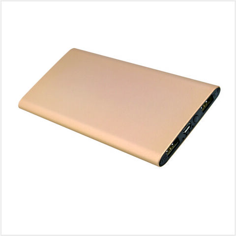 Superdünne Einweg-Powerbank 4000mAh mit Aluminiumgehäuse - Tragbarer Akku für Geschäftskunden