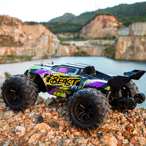 Voiture RC Brushless 1/16 SG116 MAX, Jouets de Contrôle à Distance, Véhicule 4WD Haute Vitesse 80KM/H pour Enfants et Adultes