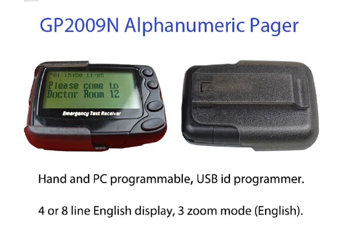 Buy China Wholesale Compact Alphanumeric Pager With Two-way Messaging ...