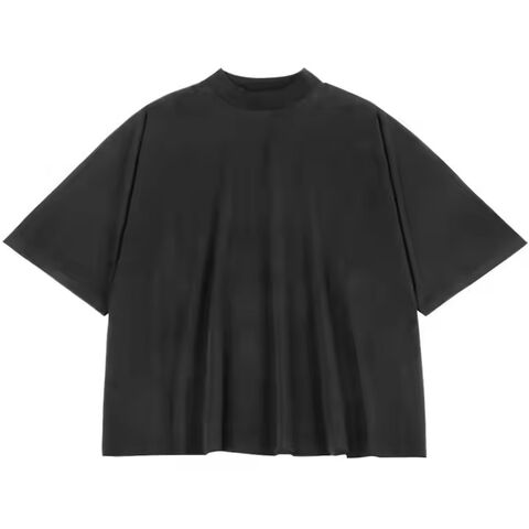 Benutzerdefiniertes Logo 100% Baumwolle French Terry Drop Shoulder Oversized Boxy T-Shirts Schwergewicht 220/240 Gramm High Street Style T-Shirt