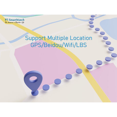 ساعة ذكية لكبار السن بنظام تحديد المواقع GPS 4G، منبه رعاية صحية SOS مع قاعدة شحن، سوار تتبع أندرويد للعناية المنزلية