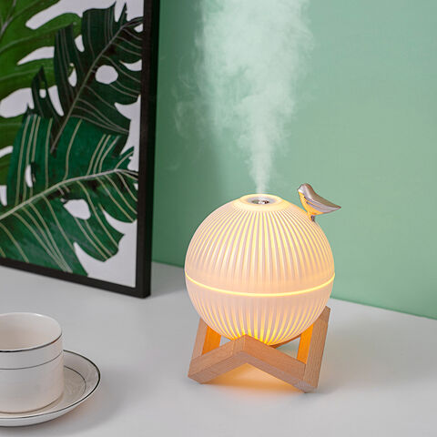 Nuevo humidificador USB para escritorio doméstico con luz nocturna ambiental degradada, atomizador de gran volumen de niebla, regalo al por mayor