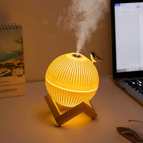 Nuevo humidificador USB para escritorio doméstico con luz nocturna ambiental degradada, atomizador de gran volumen de niebla, regalo al por mayor