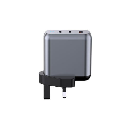 Großhandel Fabrikversorgung 3 Ports 70W QC PD GaN Schnell-Ladegerät für iPhone, Macbook, iPad, Airpod, iWatch