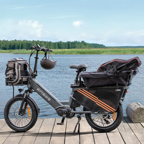 Vélo Cargo Électrique avec Capteur de Couple, Freins Hydrauliques, 48V 38.4AH 250W - E-Bike Cargo pour Professionnels