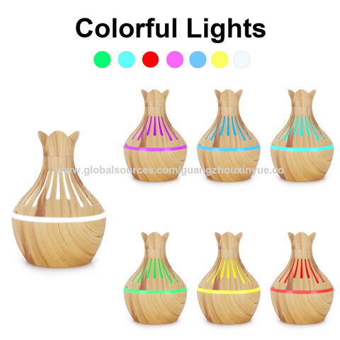 Hersteller Bunter Nachtlicht Blumen Luftbefeuchter Leiser Ätherisches Öl Diffusor USB Aufladung für Büro/Zuhause/Kinderzimmer/Arbeitszimmer/Yoga