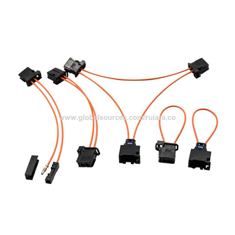 MEISTER faser optischer männlicher Adapter Kunststoff-Glasfaser-Kabel-Auto-Video-Audio-Kabel-Patchkabel