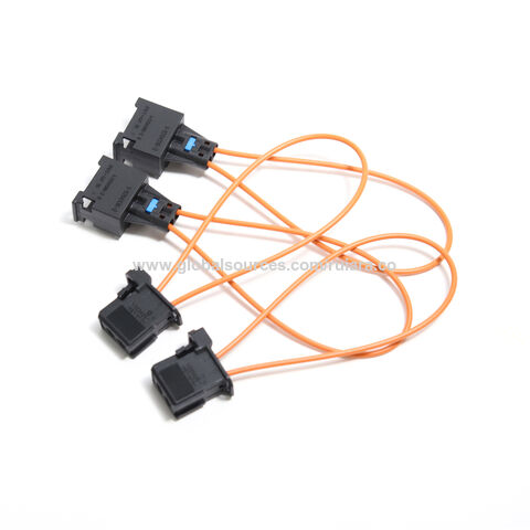 MEISTER faser optischer männlicher Adapter Kunststoff-Glasfaser-Kabel-Auto-Video-Audio-Kabel-Patchkabel
