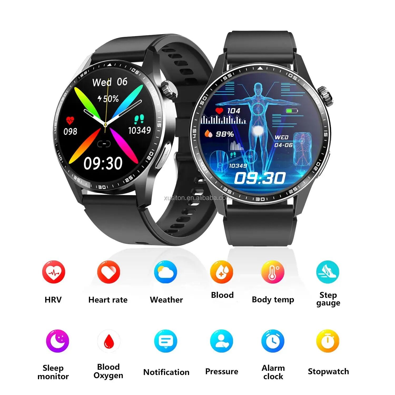 Buy China Wholesale Ecg Smartwatch Health Monitor Real-time Heart Rate ...