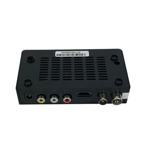 Récepteur TV HD DVB-T2 – Récepteur de diffusion numérique de haute qualité pour chaînes gratuites avec enregistrement USB et sortie HDMI.