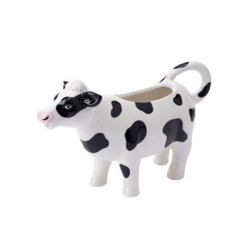 Jarra grande de leche de vaca de cerámica con caja de regalo de diseño creativo bonito al por mayor